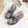 Mocassins femme en Tissu jacquard - Ref 3440401