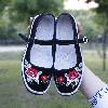 Mocassins femme en coton - Ref 3440427