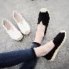 Mocassins femme en coton - Ref 3440439