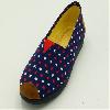Mocassins femme en coton - Ref 3440450