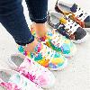 Mocassins femme en coton - Ref 3440458
