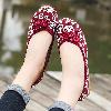Mocassins femme en Toile - Ref 3440466