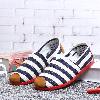 Mocassins femme en Toile - Ref 3440481