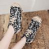Mocassins femme en Coton et lin - Ref 3440490