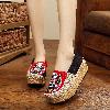 Mocassins femme en Toile - Ref 3440492