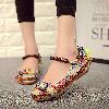 Mocassins femme en coton - Ref 3440512