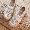 Mocassins femme en Toile - Ref 3440556