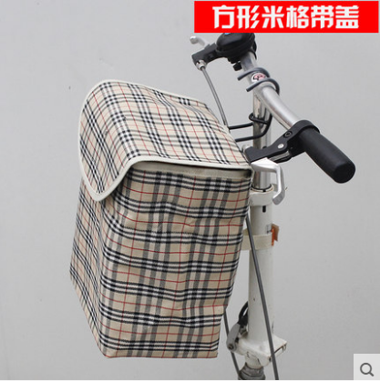 Panier pour vélo ME TOO en toile - Ref 2256371