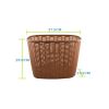 Panier pour vélo PHOENIX en plastique - Ref 2257880