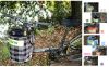 Panier pour vélo TECHKIN en toile - Ref 2258961
