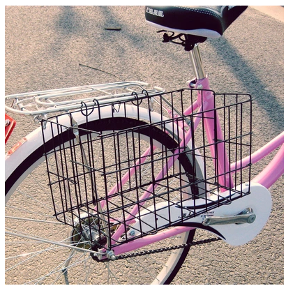Panier pour vélo en métal - Ref 2260687