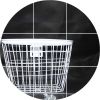 Panier pour vélo GIEAOK en métal - Ref 2265296