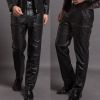 Pantalon cuir homme droit pour hiver - Ref 1476958