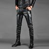 Pantalon cuir homme serré - Ref 1479083