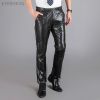 Pantalon cuir homme pour automne - Ref 1480415