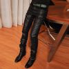 Pantalon cuir homme serré pour adolescent - Ref 1482326