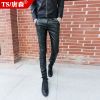 Pantalon cuir homme serré pour jeunesse - Ref 1482377