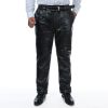 Pantalon cuir homme pour hiver - Ref 1483034