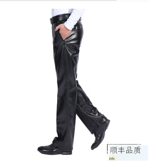 Pantalon cuir homme droit pour automne - Ref 1484328
