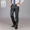 Pantalon cuir homme droit pour hiver - Ref 1486428