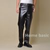 Pantalon cuir homme droit pour automne - Ref 1487996