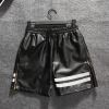Pantalon cuir homme pour adolescent été - Ref 1488496