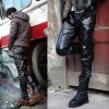 Pantalon cuir homme serré pour jeunesse - Ref 1488847