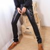 Pantalon cuir homme serré pour adolescent - Ref 1488962