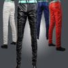 Pantalon cuir homme serré pour printemps - Ref 1488977