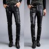 Pantalon cuir homme serré pour hiver - Ref 1489117