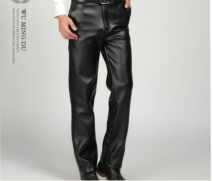 Pantalon cuir homme droit pour hiver - Ref 1489331