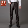 Pantalon cuir homme droit LANDINGBOER pour hiver - Ref 1491214
