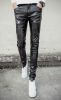 Pantalon cuir homme serré pour jeunesse - Ref 1491357