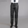 Pantalon cuir homme droit pour hiver - Ref 1491759