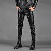 Pantalon cuir homme serré pour adolescent - Ref 1492609