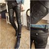 Pantalon cuir homme serré pour jeunesse - Ref 1493413