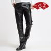 Pantalon cuir homme droit pour automne - Ref 1493606