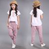 Pantalon fille en Toile de coton - Ref 2060401