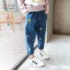 Pantalon fille en toile - Ref 2060519