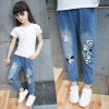 Pantalon fille en Toile de coton - Ref 2060782