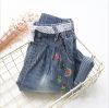 Pantalon fille CIKICOKO en toile - Ref 2060842