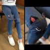 Pantalon fille en toile - Ref 2061008
