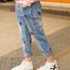 Pantalon fille en Toile de coton - Ref 2061083