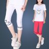 Pantalon fille Leggings septième - Ref 2061460