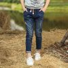 Pantalon fille en toile - Ref 2061645