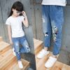 Pantalon fille en toile - Ref 2061695
