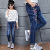  Pantalon fille en toile - Ref 2062012