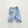 Pantalon fille haleter en toile - Ref 2062258