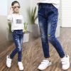 Pantalon fille en toile - Ref 2062299