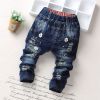 Pantalon fille jeans - Ref 2062450